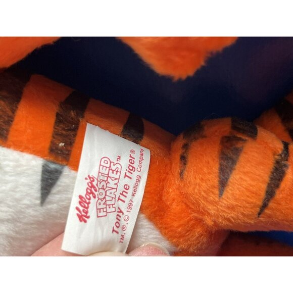Tony the Tiger 1997 Kellogg Frosted Flakes 8" Plush Toy in Original Box Vintage - Picture 11 of 11